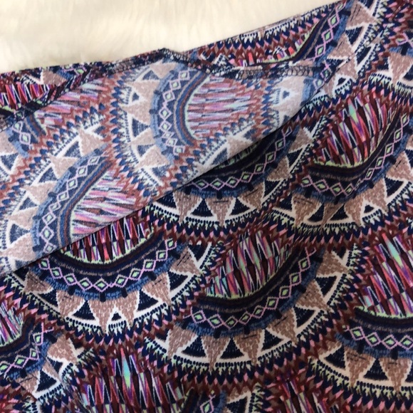 Pink Republic | Boho Print Overlap Skort. L - Picture 8 of 8